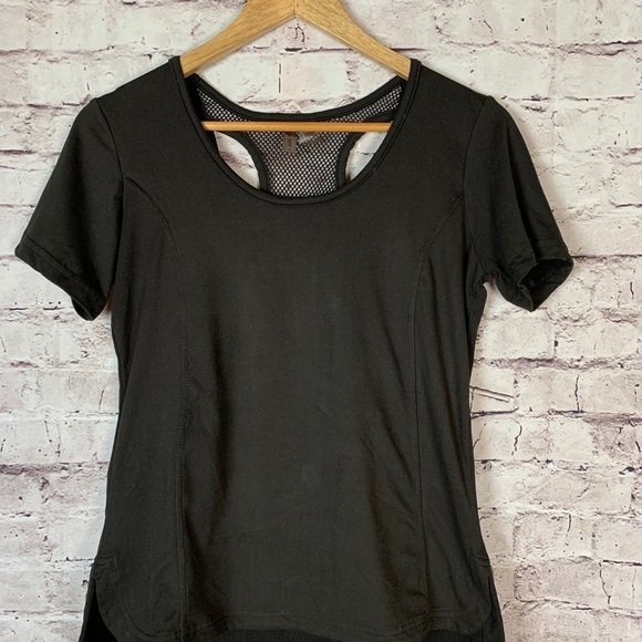 Just Be Free Black Athletic Tee - Picture 2 of 8